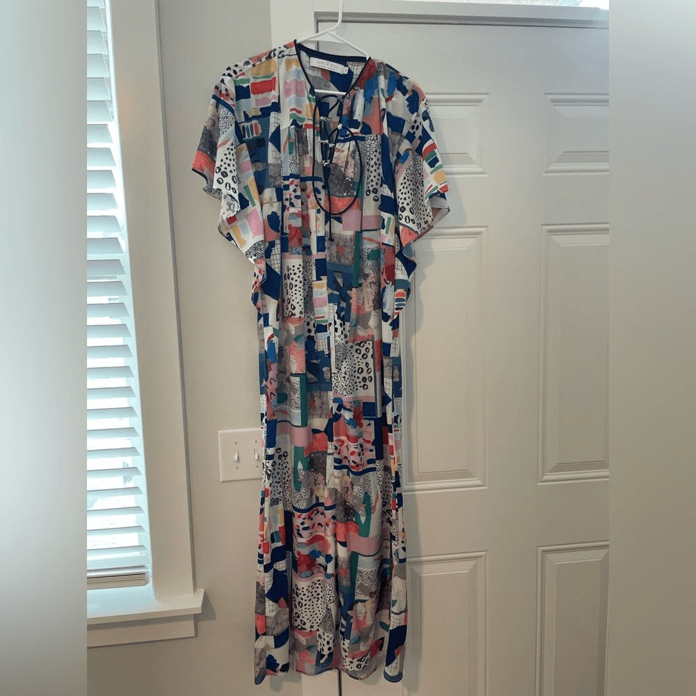NWT Hunter Bell Patchwork Maxi Dress