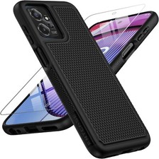 Moto G-Power 5G Case,Motorola One 5G UW case with HD Screen Protector Dual Layer