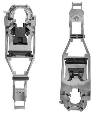 Poignée de porte avant droite pour AUDI TT et SEAT en finition noire