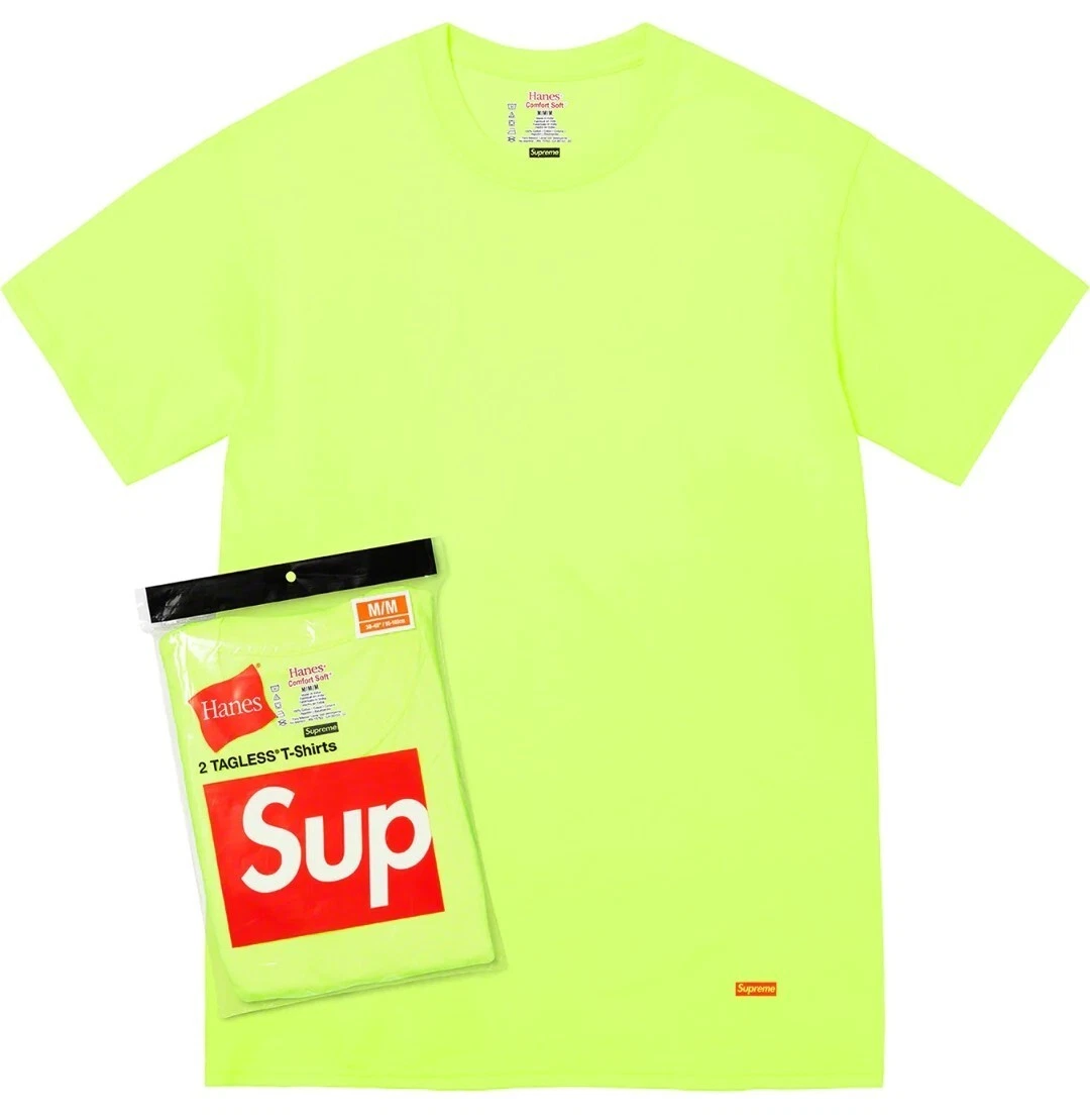 Supreme®/Hanes® Tagless T-Shirts (2 Pack) (*New)