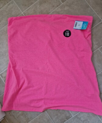 Matalan Pink Bandeau Boob Tube Size 18 Bnwt