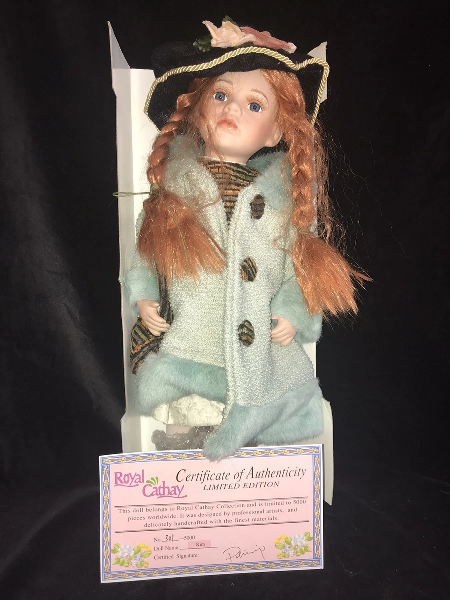 Royal Cathay Collection Kim Porcelain Doll COA Limited Ed