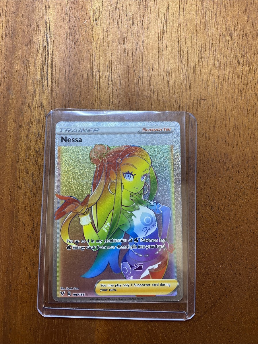 Pokemon TCG SS Vivid Voltage 196/185 Nessa Secret Rare Card | eBay
