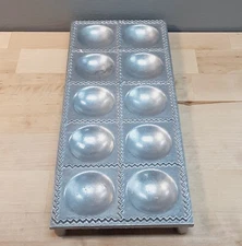 Vitantonio Mfg. Vintage Aluminum Ten Ravioli Maker No. 510 -- Eastlake, Ohio USA