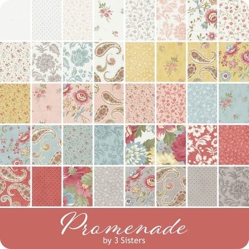 JELLY ROLL FABRIC | Promenade By 3 Sisters Moda Jelly Roll Fabric | Quilt Fabric - Picture 7 of 7