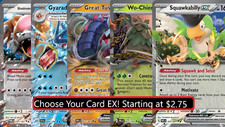 Pokemon ex Choose Your Card Double Rare SV English Near Mint Huge Selection
