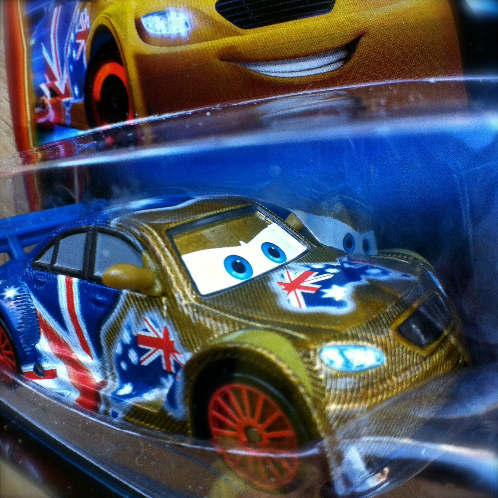 Disney PIXAR Cars NEON FROSTY Racers Metallic Deco GOLD AUSTRALIAN ...