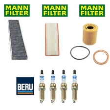 For Mini Cooper Paceman Countryman Turbo Tune Up Kit Filters & Spark Plugs OEM