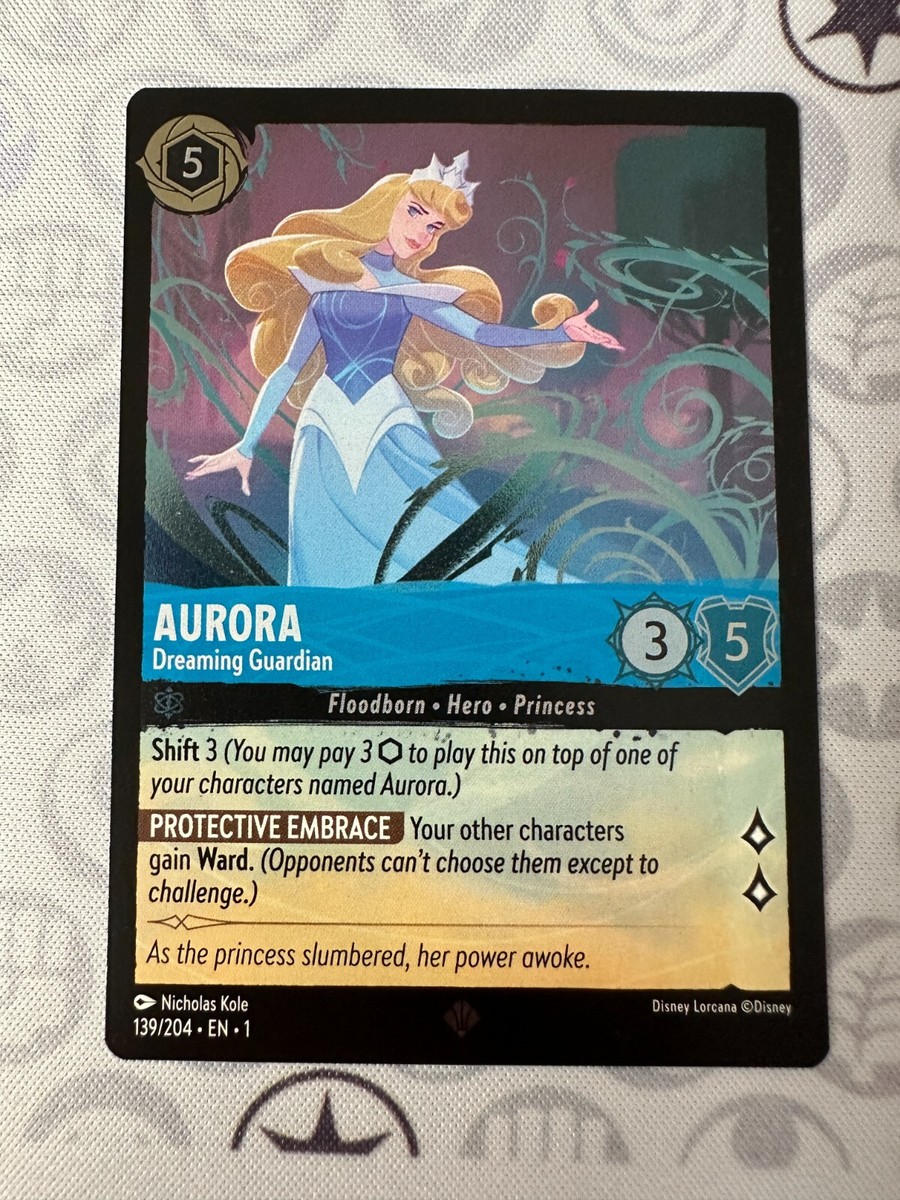希少 エラーカード】Lorcana ロルカナ AURORA Foiled - その他