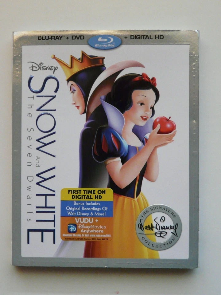 SNOW WHITE & The Seven Dwarfs - Disney Film - (Blu-Ray, DVD 2016) - NEW & SEALED - Image 2 of 4
