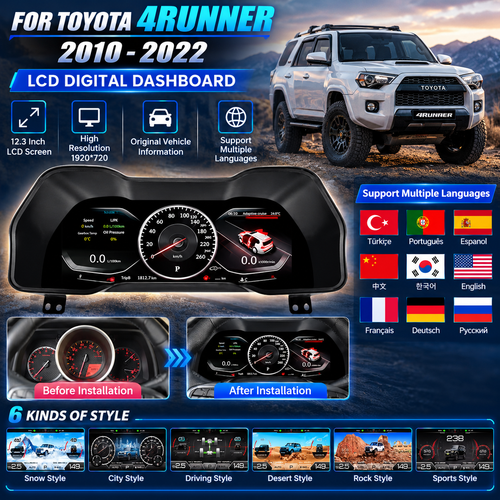 Digital Speedometer Sign 12.3