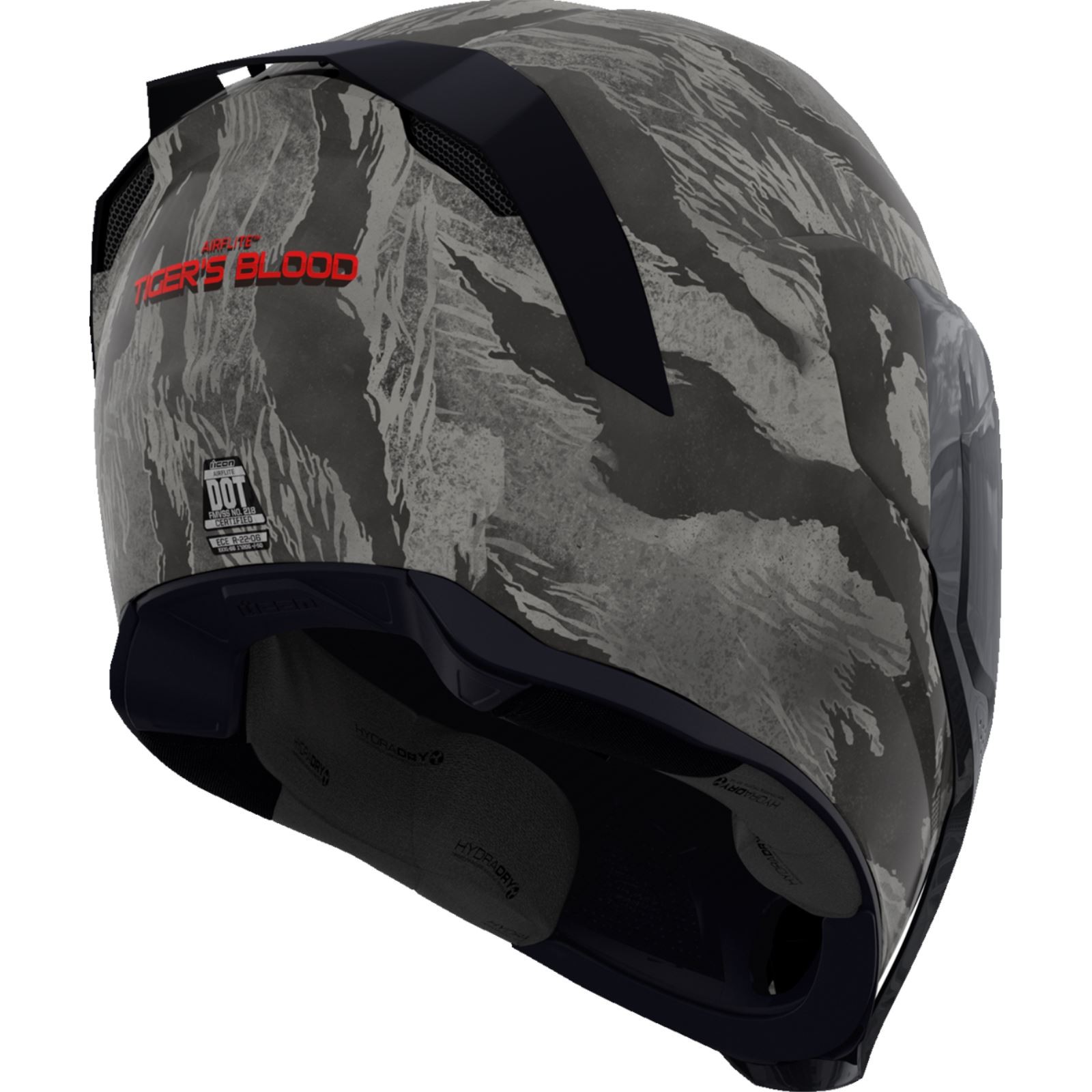 ICON Airflite Helmet - Tiger's Blood - MIPS - Gray - Large 0101-16243