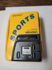 Sony Sports Walkman Solar Alarm  WM-A52  Cassette Tape Player PARTS REPAIR