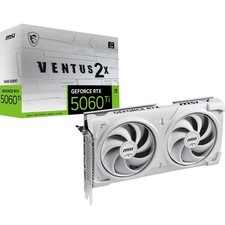 MSI GeForce RTX 5060 Ti 16G VENTUS 2X OC WHITE PLUS 16GB GDDR7 GPU - NEW