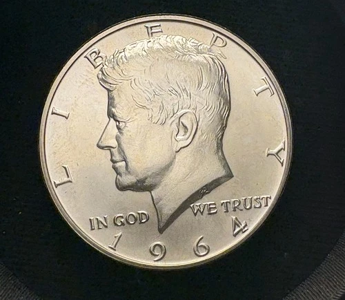 1964 Kennedy Half Dollar GEM PROOF 90% Silver - Brilliant Uncirculated
