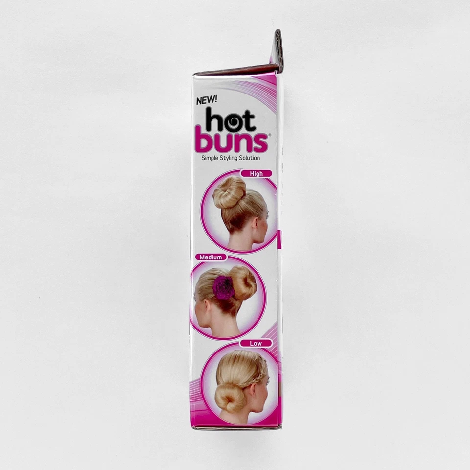 Hot Buns 2-Piece Simple Styling Solution for Light Hair - Easy Hair Bun Maker - Image 4 of 4