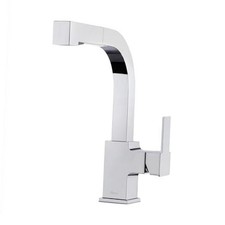Arkitek Kitchen Faucet with Pull Out Sprayer, Single Handle, Polished Chrome
