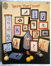 Sports that Count Designs by Gloria  Pat pattern Book 7 counted cross stitch