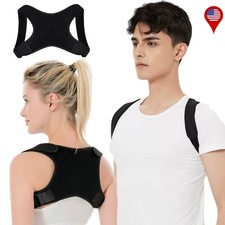 Posture Corrector Adjustable Back Support Brace Belt Pain Relief for Men Women