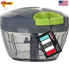 Manual Food Chopper Vegetable Cutter, Hand String Vegetable Chopper Onions Cu...