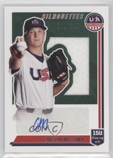2022 Panini USA Baseball Stars & Stripes 301/399 Carson Messina #SIL-CA Auto k0w