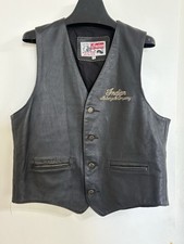 Vintage Rare 1990 s Indian Motorcycle Leather Vest Large