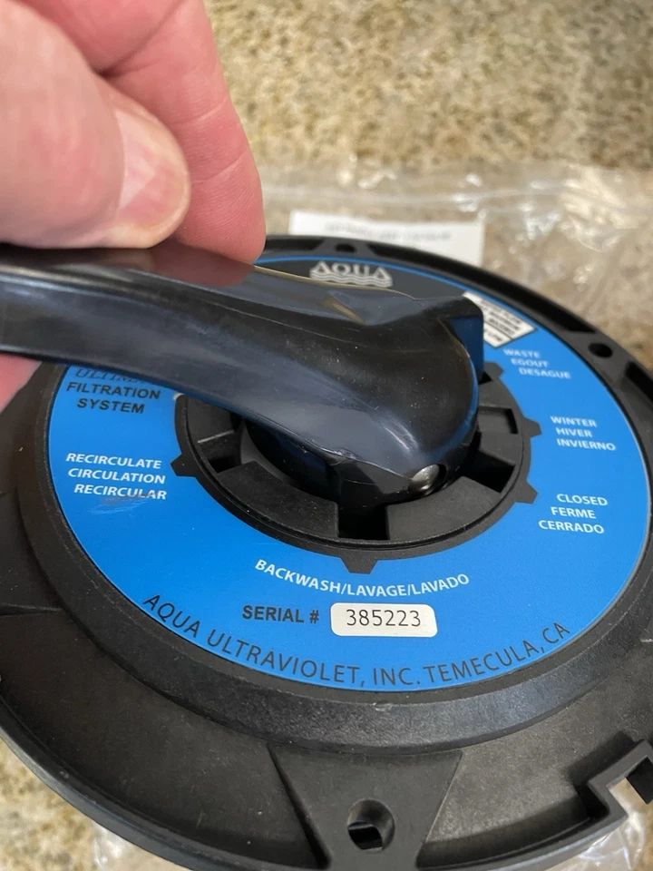 Conjunto de chave Aqua ultravioleta Ultima II válvulas 1 1/2  - Imagem 4 de 4