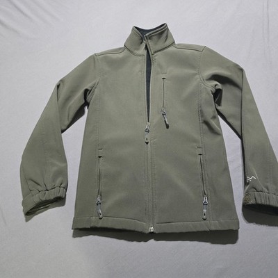 Trailside Supply Co Softshell Jacket Green Size 10 Outdoor Activewear youth kid