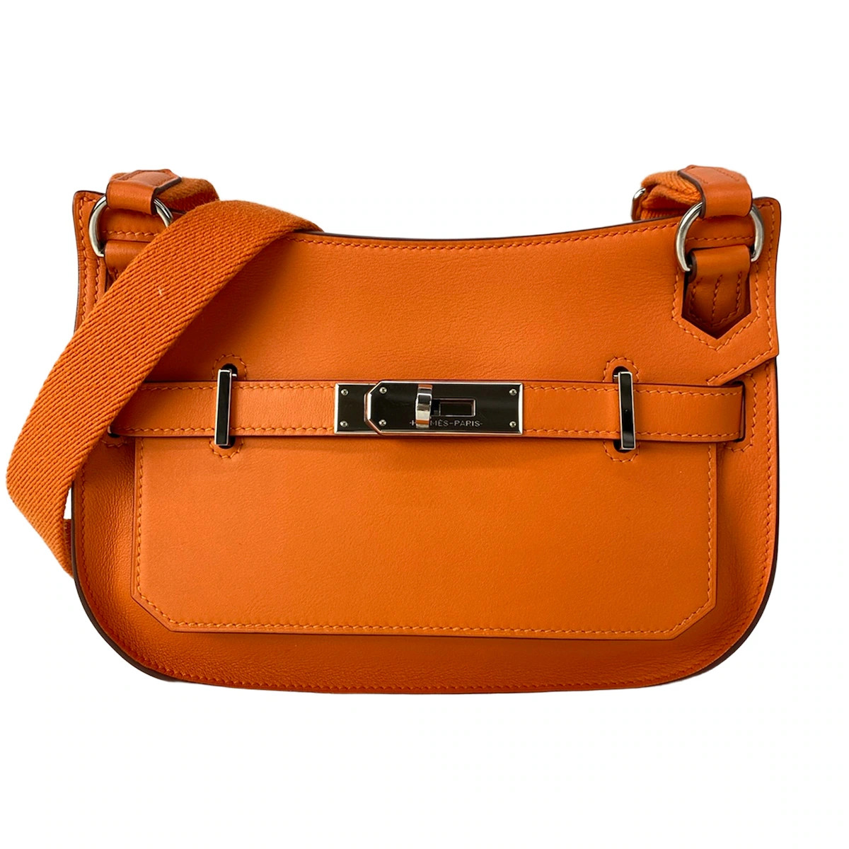 HERMES Jypsiere Mini orange minyan Veau Swift B Shoulder Bag