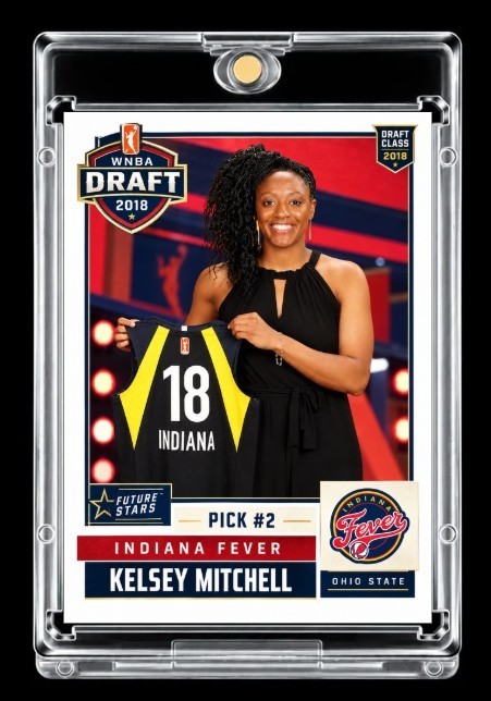 2018 Kelsey Mitchell Future Stars Rookie Card DN-2 WNBA Draft Indiana Fever