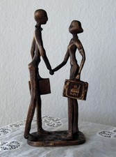 PLASTIK - MANN & FRAU - BRONZEGUSS