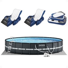 Intex 24 x 52 Ultra XTR Frame Pool, 2 Floatin...