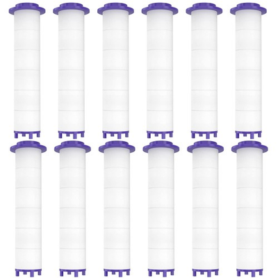 #ad 12 Pieces Hydro Jet Shower Head Filter High Pressure Handheld Vortex Turbo Fan $13.32