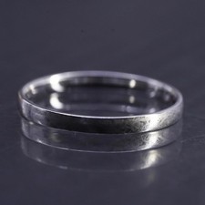 size 8.75, vintage sterling silver 925 handmade ring wedding band