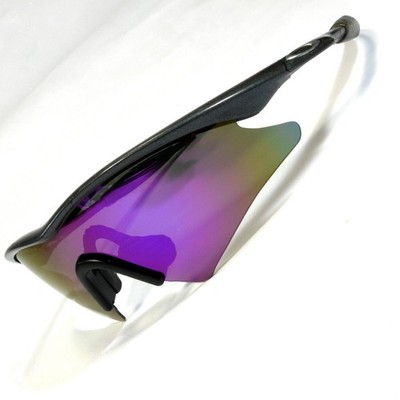 Oakley Sonnenbrille M Frame Black - Purple Polarized Mumbo Sweep Radbrille