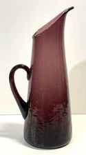 Vintage MCM Blenko Glass Pitcher