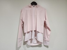 SWEATY BETTY WOMEN'S SIZE MEDIUM M FAST TRACK RUNNING JACKET FULL ZIP PINK NICE 