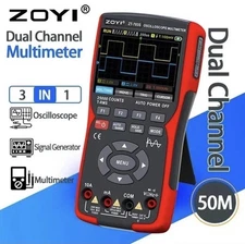 ZOYI 703S 3 in 1 Handheld Digital Oscilloscope Multimeter 50MHz Portable Tester