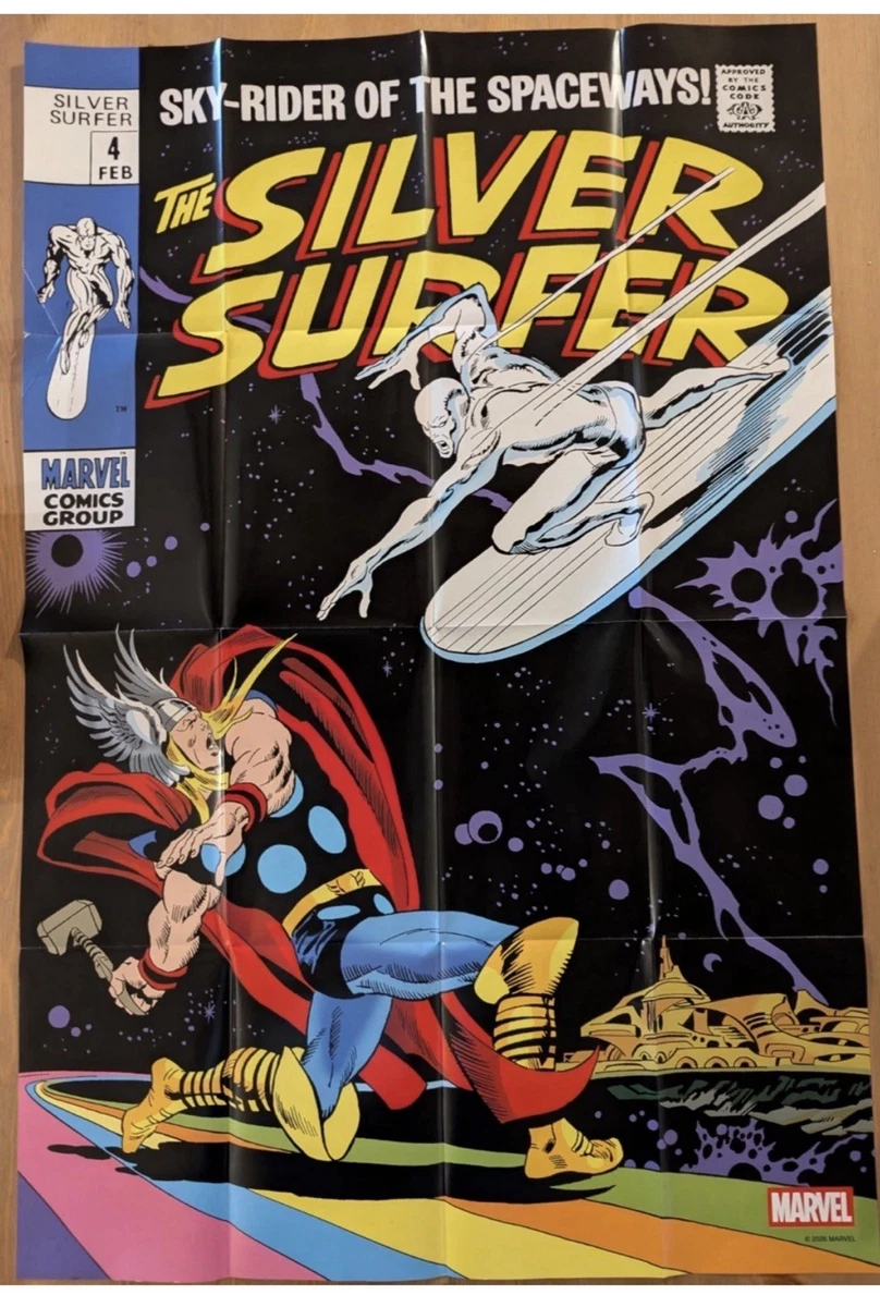 MARVELシルバーサーファー95年USAポスター silver surfer poster products for sale | eBay