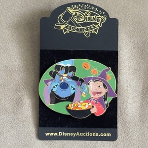 Disney Auctions LILO & STITCH COSTUME HALLOWEEN PARTY LE100 Jumbo Pin Vampire