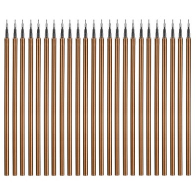 24Pack 0.5mm Gel Pen Refills for Coloring, Medium Point Pens Refills, Coffee