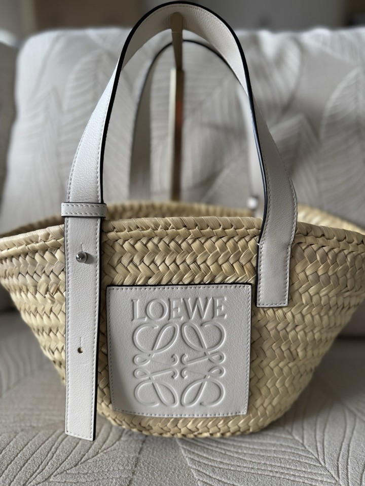 Loewe Raffia Basket Bag