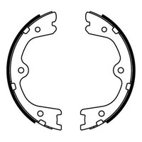 Bremsbackensatz Feststellbremse Hinterachse FüR Infiniti Nissan FX Q50 QX70 M
