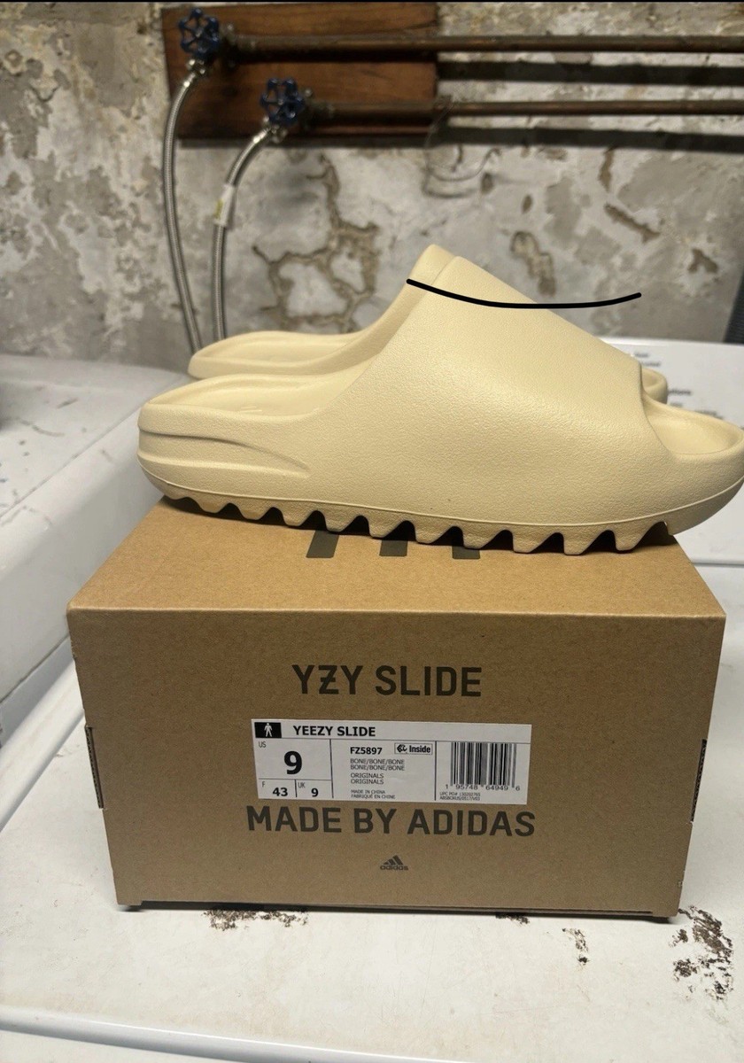イージースライド US10 Adidas Yeezy Slide Bone Men's Cushioned Slip-On Sandal US 11 MPN