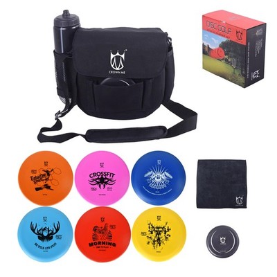 Disc Golf Set, Disc Golf Starter Set,Includes 1pc Bag with Water Bottle Pocke...