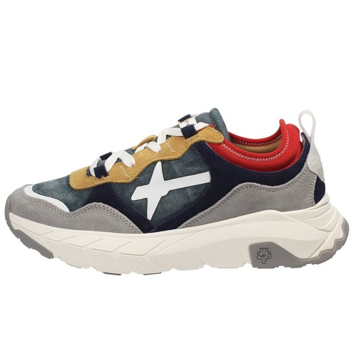 W6yz Wizz Next - Sneakers Basse In Suede E Tessuto Blu - Uomo Scarpe Sneakers - Zdjęcie 3 z 4