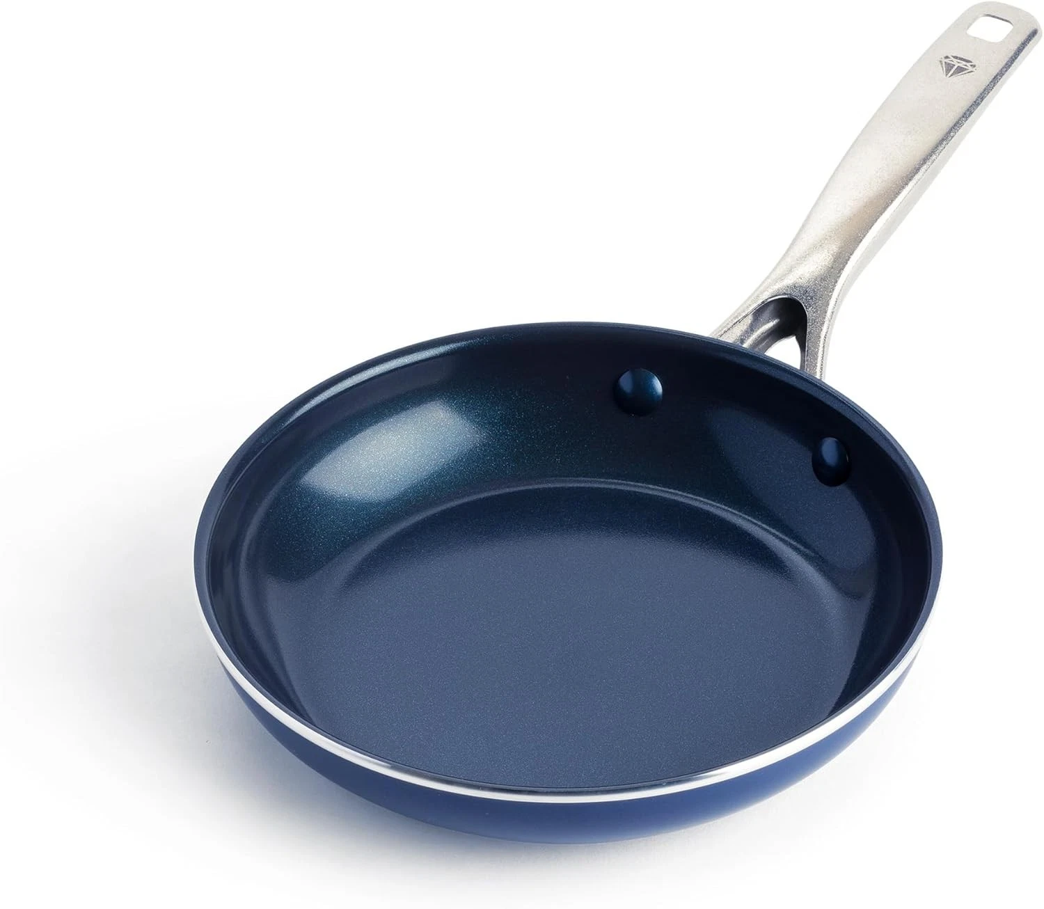 Blue Diamond 8 Inch Nonstick Frying Pan, PFAS Free Ceramic Egg and