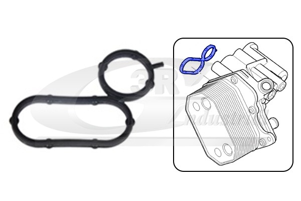 2x ✅Fits 3RG 76204 OIL RADIATOR GASKET CITROËN, PEUGEOT  ⭐UK Seller⭐