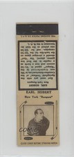 1935-36 Diamond Matchbooks Separated Earl Seibert (Rangers) HOF 16ez