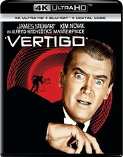 Vertigo 4k Uhd Blu-ray James Stewart New